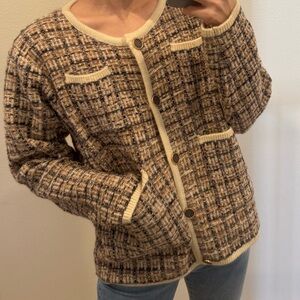 Tweed cardigan